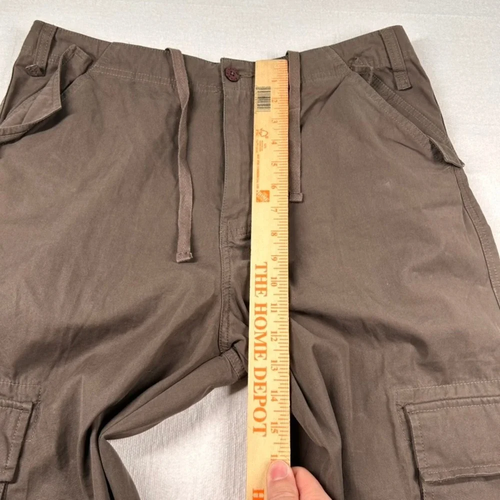 Vtg Levis Sykes Cargo Pants Mens 32x27 Utility Embroidery Multi Pocket Work Y2K